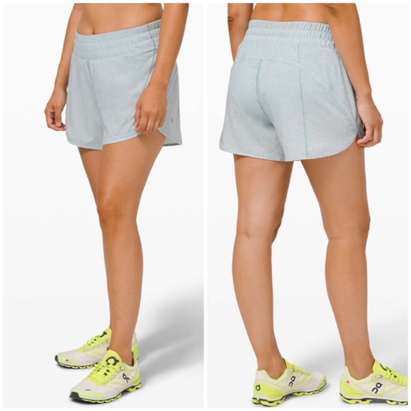 Lululemon Track That Shorts in Heather Lux Multi Hazy Jade [2037] - Picture 7 of 10
